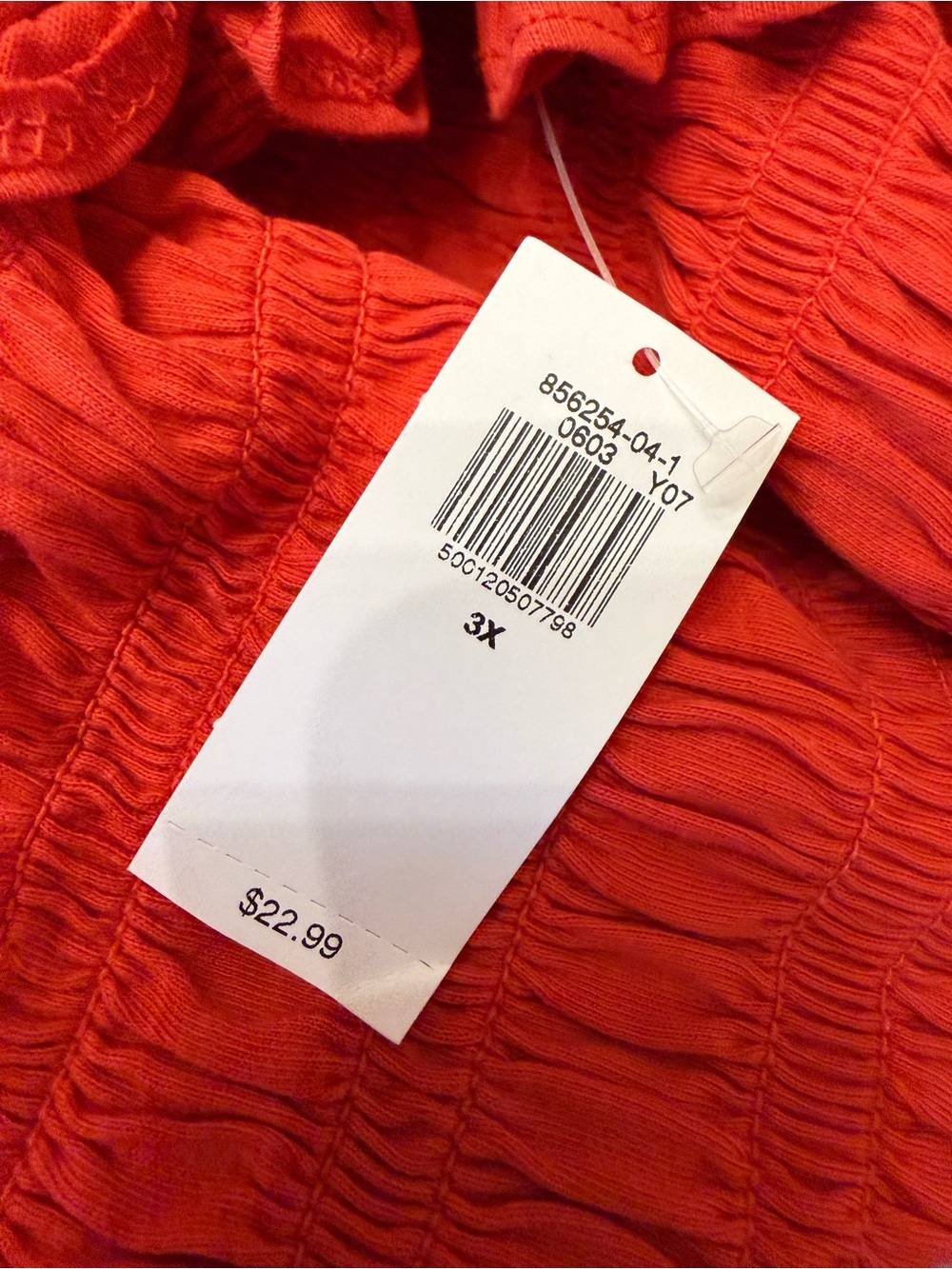 Old Navy Red Ruffled Smocked Tank Top - Picture 4 of 5